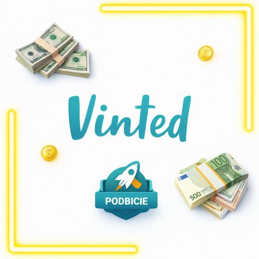 Darmowe podbicia na Vinted